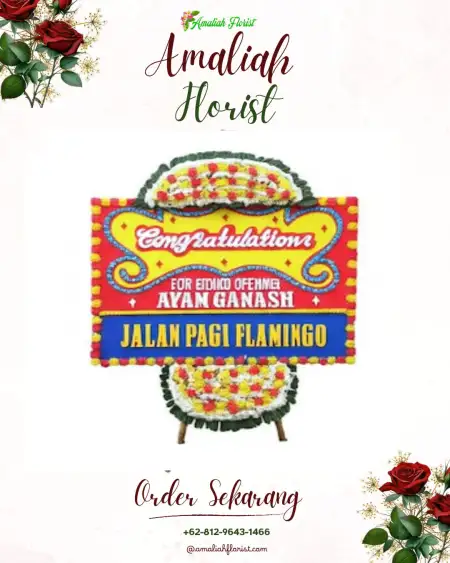 Sewa Papan Bunga Gerendeng